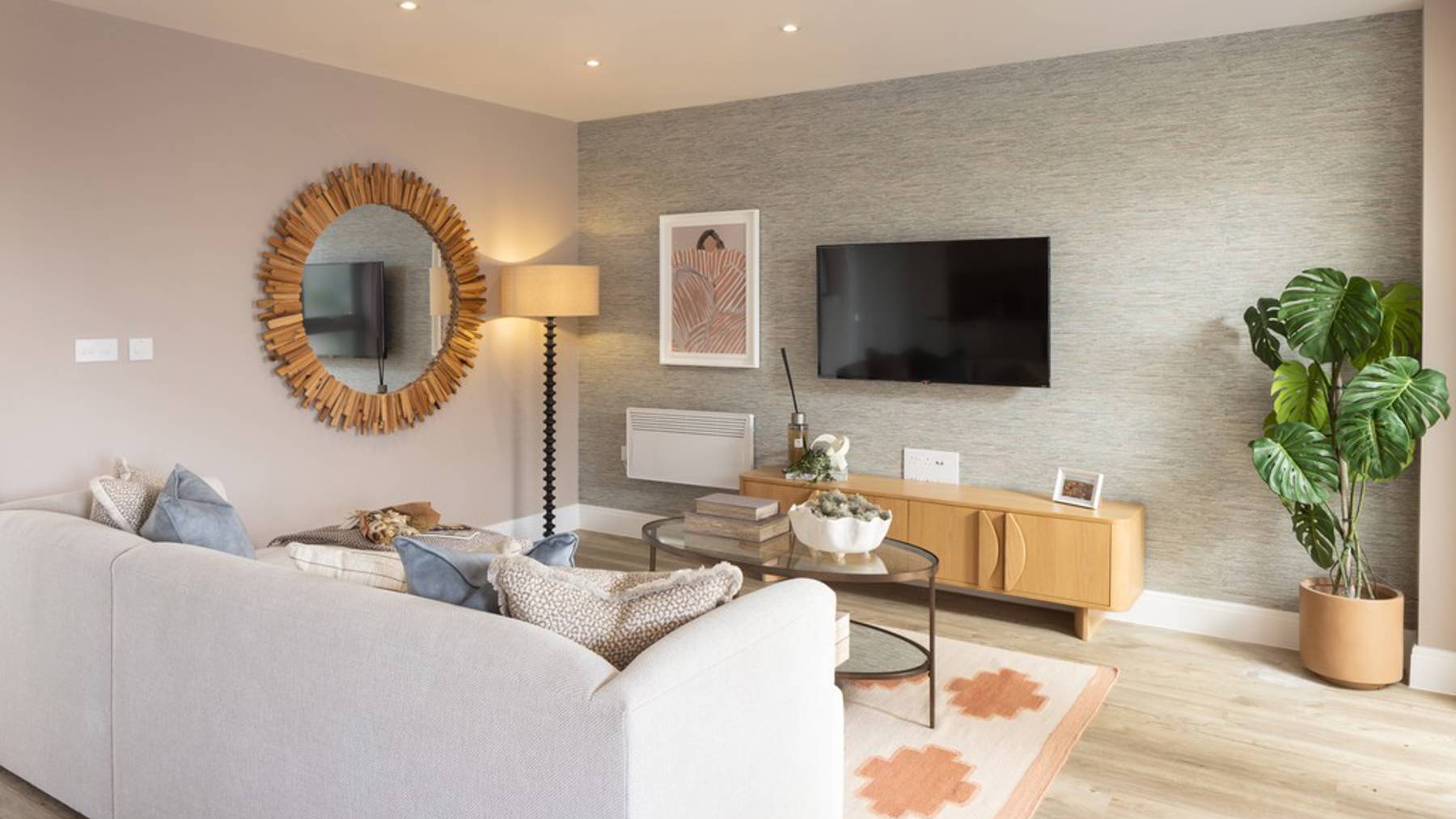 Bowke House ground floor show apartment | living room