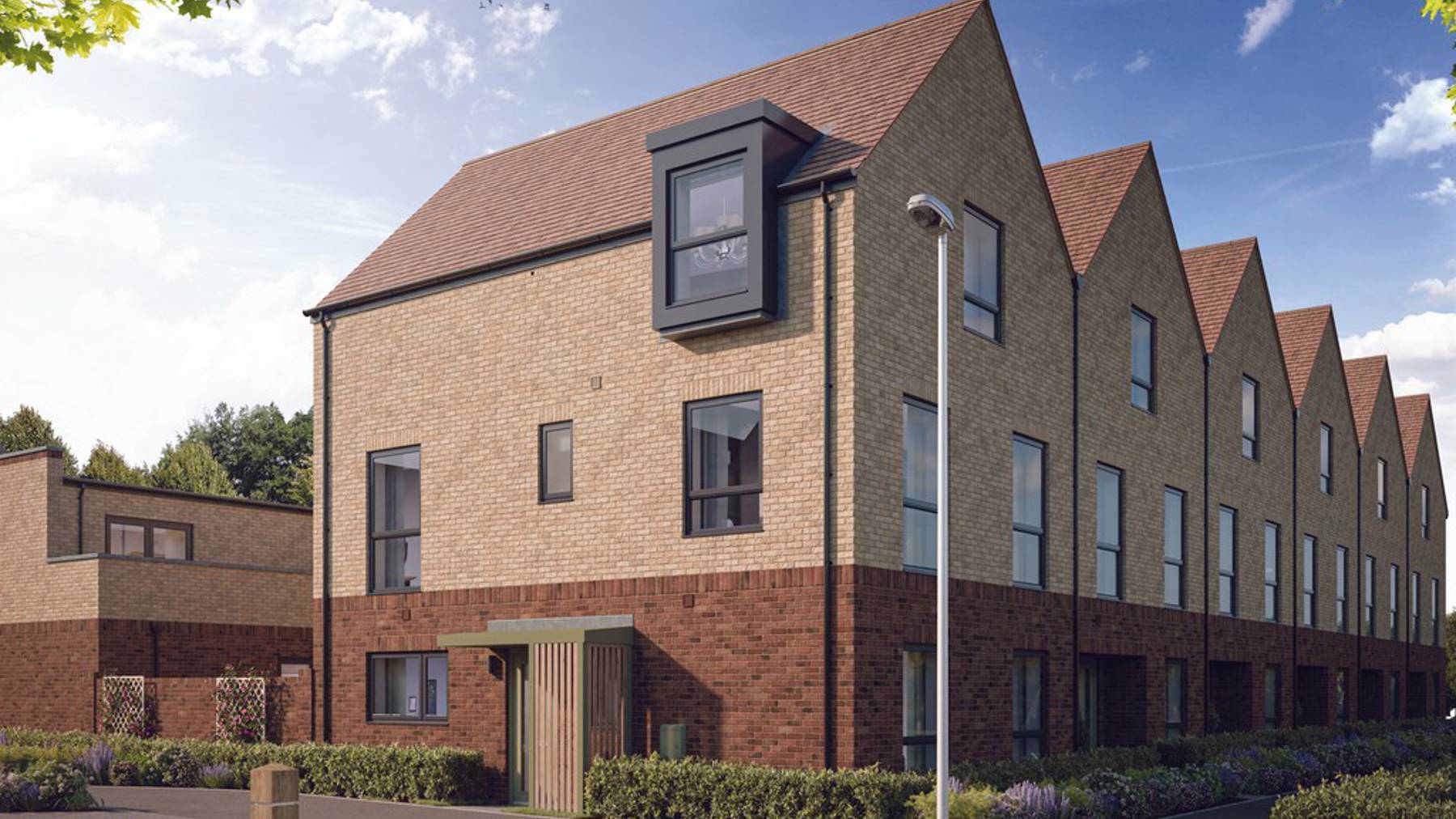 The Foxton with Studio CGI_Netherhall Gardens, Cambridge