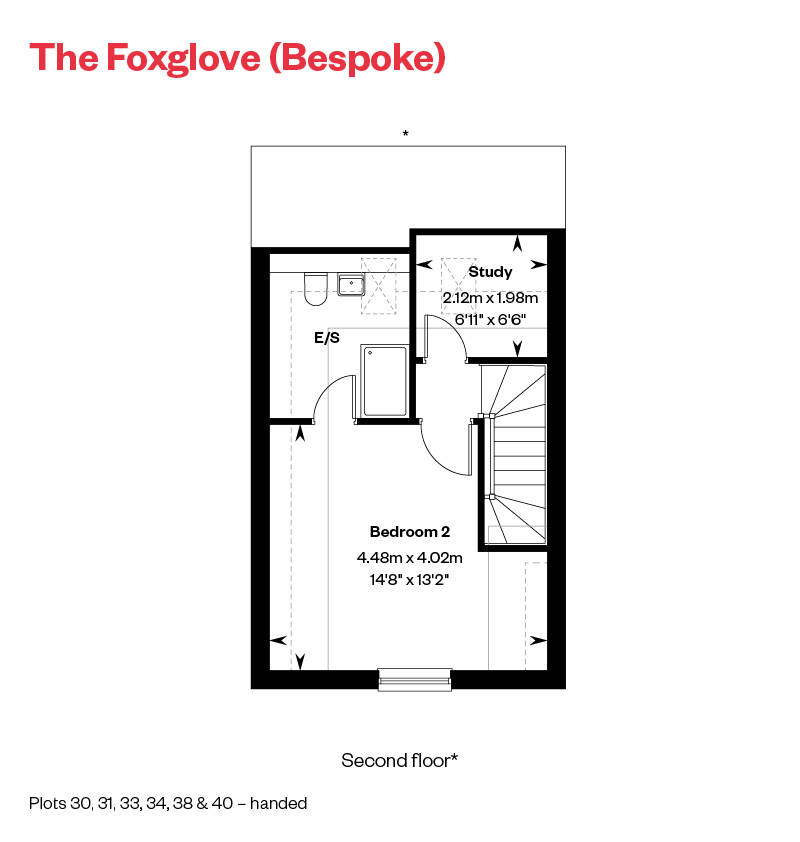 The Foxglove Bespoke SF Floor Plan Ingatestone Grove, Essex