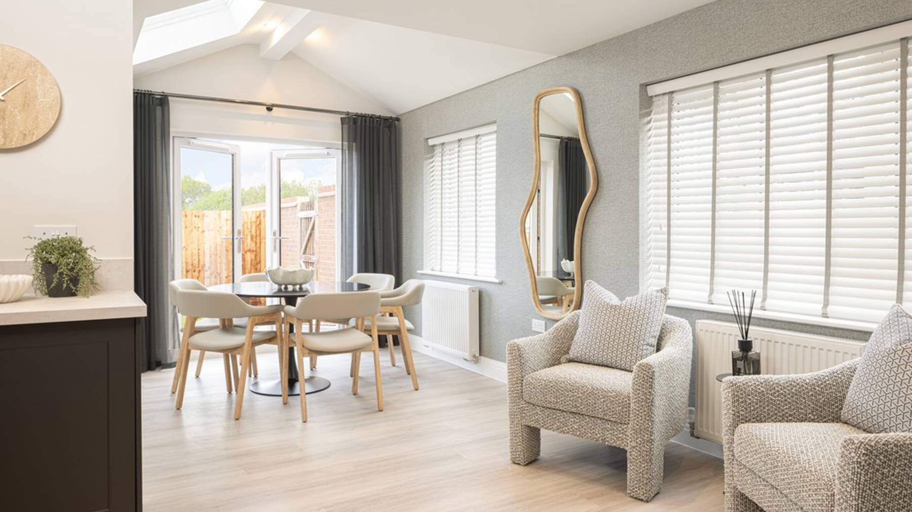 Kitchen / Dining / Family room of house for sale at Worting Park. New homes for sale in Basingstoke