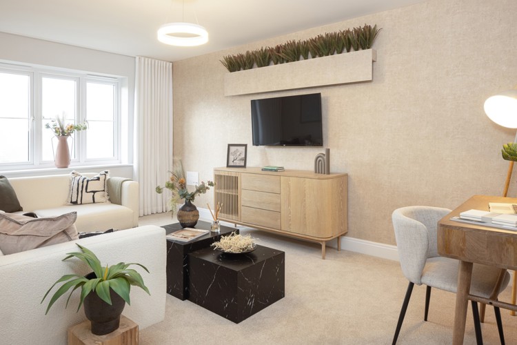 Blackthorn house type sitting room v2, 3 bedroom house for sale in Bicester