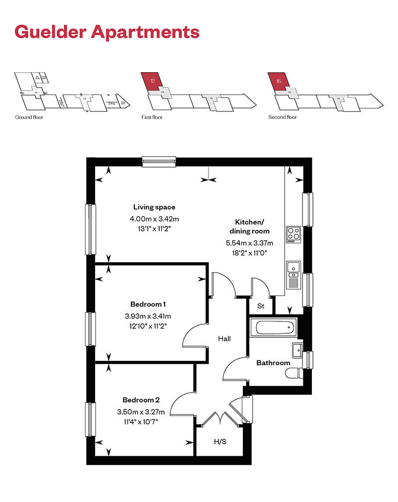 Ingatestone Grove Guelder Apartments Plot 12 15 Floorplans