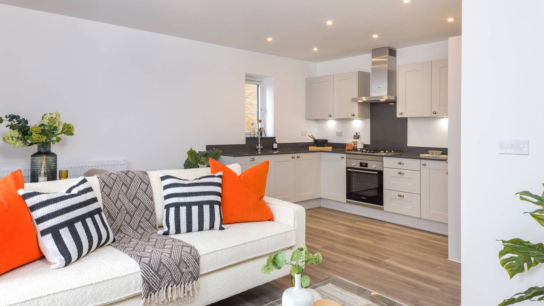 Kitchen/living room of apartments for sale in Crowthorne, Berkshire