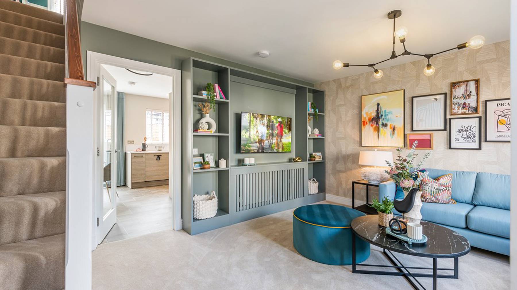 3 bedroom showhome | generous light-filled lounge 