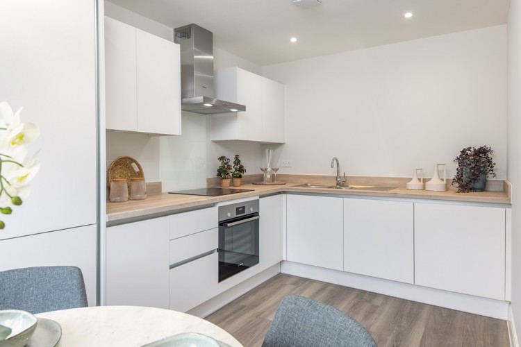 Bayberry house type kitchen, 2 bedroom house for sale in Bicester