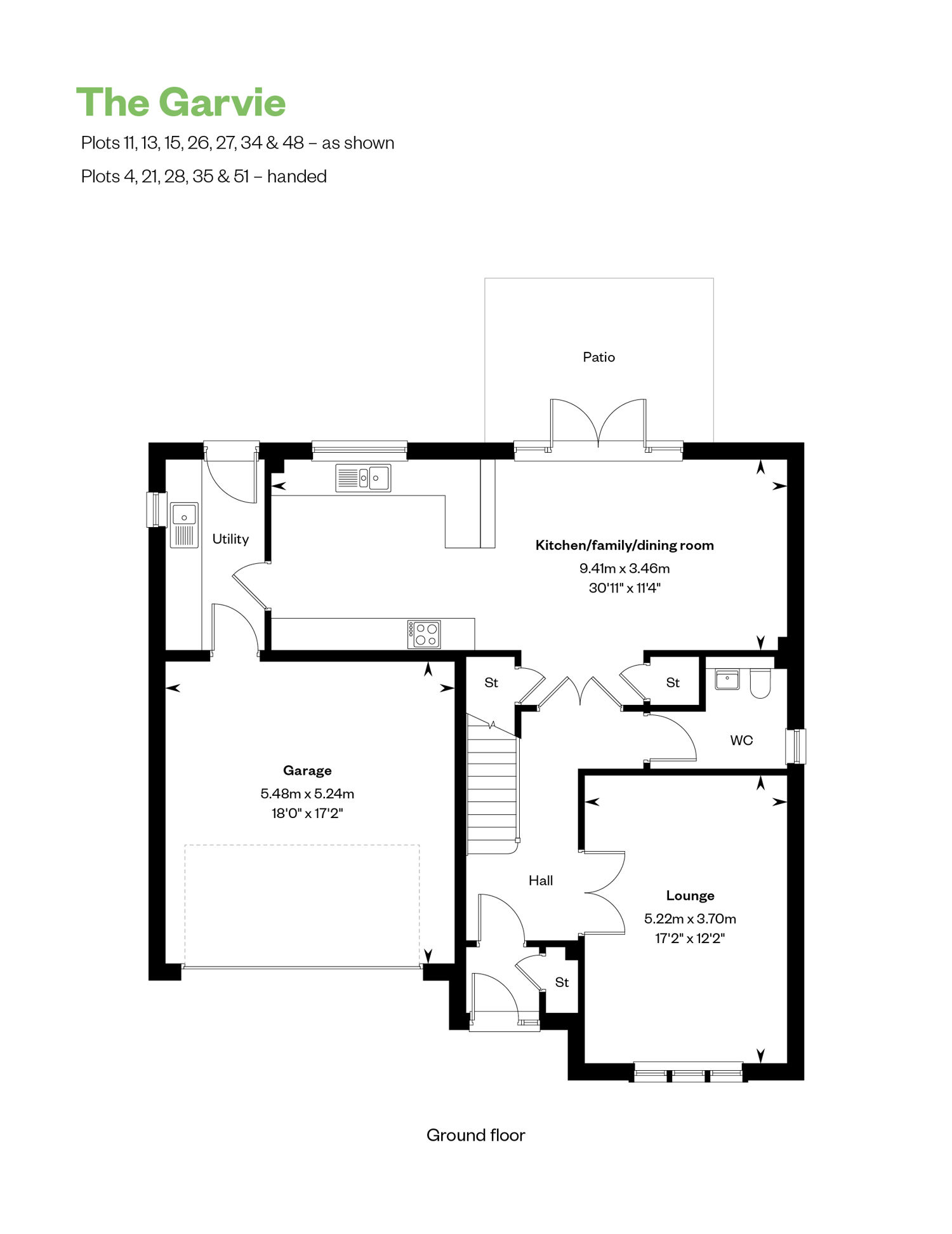 Cala North Banchory Floorplan Inserts Web The Garvie (1)
