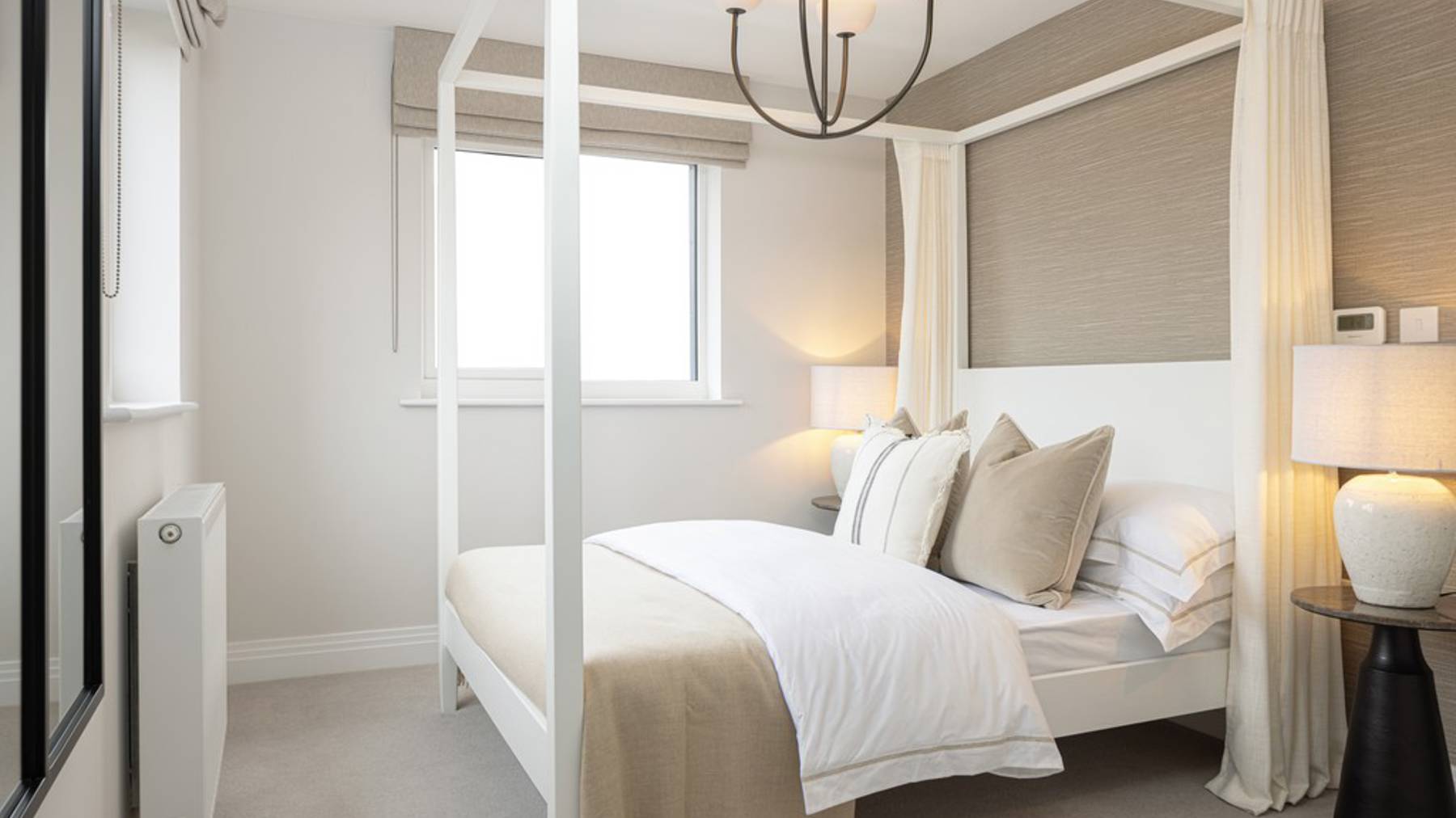 Bedroom of house for sale at Worting Park. New homes for sale in Basingstoke