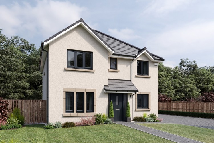 The Blair External CGI | 4 bedroom home for sale in Millerhill | Award-winning home style