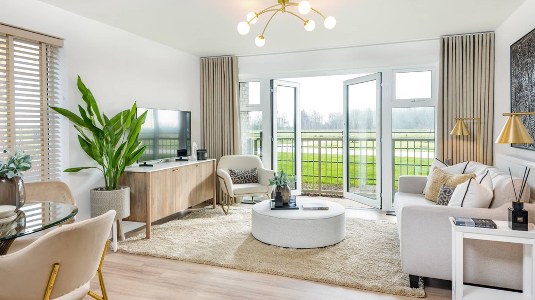 The Sheepley Apartment Living Room Waterbeach Cambridgeshire