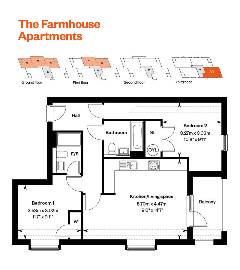 Maple croft Egham Farmhouse Apartments 